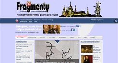 Desktop Screenshot of fragmenty.cz